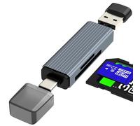 Lettore di schede SD USB C Adattatore USB da Micro SD a Card Reader per iPhone17 16 15 Pro Max Compatibile con Samsung S26 OTG 3.0 per Apple iPad Fotocamera in memoria esterna Cle MacBook TF