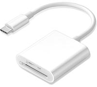 Lettore di schede SD USB C, lettore di schede SD, lettore di schede SD, compatibile con iPhone 15/Pro Max/Pro/Plus, iPad Pro, MacBook Pro/Air, Galaxy S8 a S23