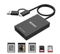 Lettore di schede SD XQD,Adattatore USB 3.0 alta velocità schede di memoria SD XQD doppio slot USB A/C compatibile la serie Sony G/M,scheda XQD Mark per Windows XP/Mac OS/Chrome OS/Linux, ecc