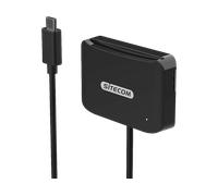 Sitecom Lettore smart card USB C ID Card Reader Black MD 1002