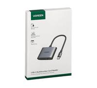 Ugreen Lettore Di Schede Usb 3.2 Gen 1 Type-C Grigio 80798-Ugreen Lettore Di Mem