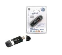 Lettore di schede USB 2.0 LogiLink per SD/MMC Nero 480 Mbit/s