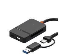 Lettore di schede USB 3.0 SD Micro SD TF CF MS U Disk Adattatore for scheda Compact Flash for laptop Lettore multischeda Lettore di smart card 8 in 1