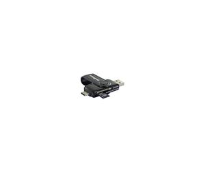 Lettore di schede USB 3.1 - Integral - INCRUSB3.0ACSDMSD - Doppio Slot - Nero - Compatibile con Windows e Mac