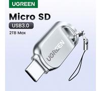 Lettore di schede USB C UGREEN, lettore di schede di memoria TF micro SD di tipo C 3.1 OTG, adattatore per Hua Wei micro SDHC SDXC Lega di alluminio