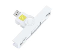 Lettore Di Smart Card CAC, Lettore Di Carte CAC Ad Accesso Comune, Lettore Di Carte Di Credito Portatile, Smart Card CAC per IC, Salute, Carta D'identità Governativa, Carta D'identità, Bianco A., Se