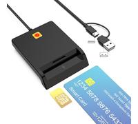 Lettore di Smart Card Identità elettronica Firma digitale e CRS CNS Scheda sanitaria CAC Dod National TS-CNS Servizi Attivazione SPID HBCI Compatibile Plug & Play Driver USB gratuito