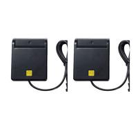 Lettore di smart card USB, lettore di carte d'identità per dichiarazione dei redditi, lettore di carte bancomat