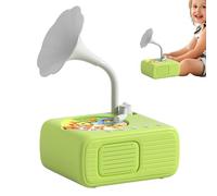 Lettore di storie musicali per bambini, Lettore audio per bambini - Lettore di storie per grammofono portatile con 96 carte - Giocattoli vintage per bambini Giocattoli educativi prescolari interattivi