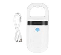 Lettore di tag per animali, scanner wireless per chip a 134,2 kHz con memoria per 128 registri, display OLED, compatibile con microchip ISO11784 FDX-B ID64, per l’identificazione