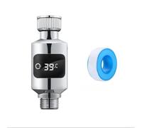 Lettore di temperatura dell'acqua in tempo reale con schermo digitale LED, precisione basata sul termistore e sigillatura pronta per il bagno
