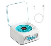 Lettore di vinili The Waves, The Waves - Lettore di Dischi in Vinile Vintage Bluetooth 2024, G Giradischi in Vinile Bluetooth Waves, Altoparlante Bluetooth con Luce RGB, 360°Suono Stereo (blu)