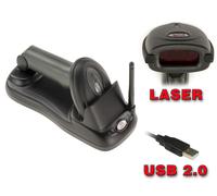 Lettore Doccia Scanner Laser senza Fili - USB - Sistema 300M - Ricaricabile