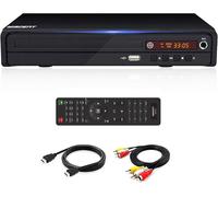 Lettore DVD Compatto Multi-Regione, MP3, Mpeg4, USB, HDMI, AV, CD per Uso Domest