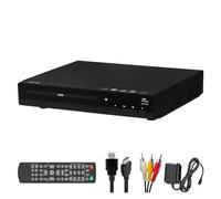 Lettore DVD Domestico 1080P For TV Home Theater Lettori Di Dischi CD For Tutte Le Regioni Uscita AV Con Telecomando Box Compatto Piccolo