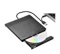 Lettore DVD Esterno USB 2.0, CD USB-A, Masterizzatore, Registratore, Unità Disco Ottico For PC, Laptop, Notebook Design sottile e compatto