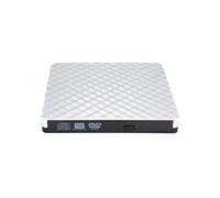 Lettore DVD Esterno USB3.0 Unità CD Lettore VCD Lettore Portatile Computer Portatile PC Desktop(White)
