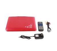 Lettore DVD Full HD 1080P portatile con batteria ricaricabile integrata, ampia compatibilità, sincronizzazione TV, schermo girevole, supporto