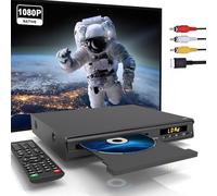 Lettore DVD HDMI 1080P, Lettore DVD Multiregione per TV, Connessioni HDMI/AV/Ingresso USB/Ingresso Microfono, Sistema NTSC/PAL, Telecomando, Compatibilità con Tutte le Regioni