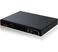 Lettore DVD Jukebox con riproduzione USB e interfaccia microfono, include cavo CD/AV e telecomando