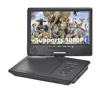 Lettore DVD, Lettore CD portatile Bluetooth da 12 pollici a pieno formato for uso domestico e in auto