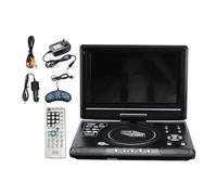 Lettore DVD, Lettore DVD portatile for TV da casa for auto, schermo LCD widescreen 16:9 9,8 pollici, ruotabile a 270°