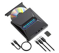 Lettore DVD, Masterizzatore DVD CD +/-RW Blu-Ray esterno USB 3.0 con lettore di schede SD Lettore scrittura for unità ottica Hub-Co(Only Read)