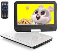 Lettore DVD Portatile 12,5 con Schermo Girevole HD da 10,5 per Auto e Bambini