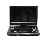Lettore DVD portatile, 2022 NUOVO Lettore DVD da casa portatile 9,8 pollici VCD Gioco CD TV Adattatore radio USB Supporto Ricezione FM