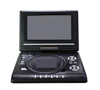 Lettore DVD portatile, 7.8 Pollice TV HD Portatile Casa Lettore DVD Lettore DVD VCD MP3 DVD Schede USB Cavo Portatil TV RCA Gioco 16:9 Ruota Schermo LCD,per Casa,Car