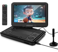 Lettore DVD portatile da 10,1 pollici TV incorporata DVB-T2 con schermo LED gire