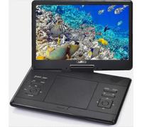 Lettore DVD portatile da 14 pollici con telecomando, alta risoluzione, batteria ricaricabile, schermo di grandi dimensioni, lettore DVD