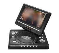 Lettore DVD Portatile Da 7,8/9,8 Pollici, Funzione TV Ad Alta Nitidezza, Di Schede Integrato, Schermo Girevole, Mobile For Viaggi Compatto Piccolo(9.8 inch)