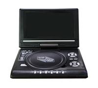 Lettore DVD Portatile Da 7,8/9,8 Pollici, Schermo Girevole A 270 Gradi, Lettore Video HD, Mini Dispositivo Di Riproduzione CD Da Viaggio, Cinema, Radio(7.8 inch)
