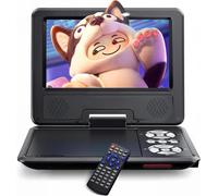 Lettore DVD Portatile Da 9,5" per Bambini in Auto Con Schermo Girevole HD Da 7,5