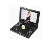 Lettore DVD portatile da 9,8", schermo rotante, Smart TV digitale HD, lettore DVD EVD, supporto per scheda SD, TV, USB, CD, DVD - A4