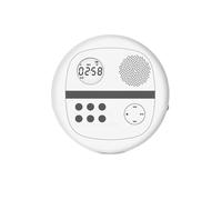 Lettore DVD portatile, Giocatori di Cd Repeater Draagbare Mp3 Dvd Thuis Student Luisteren CD alta risoluzione(White)