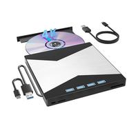 Lettore DVD portatile, Lettore Blu-ray esterno 4K for laptop USB 3.0/lettore CD/DVD RW/masterizzatore