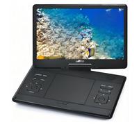 Lettore DVD portatile, Lettore di dischi mobile da 14,0 pollici Display HD Batteria incorporata Gioco portatile Musica VCD CD DVD Video Machine Altoparlante MP3 MP4 alta risoluzione