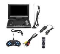 Lettore DVD portatile, Lettore DVD da 7,8 pollici 16:9 Schermo LCD 270° TV automatica VCD Visualizzatore MP3 Con funzionalità di gioco alta risoluzione