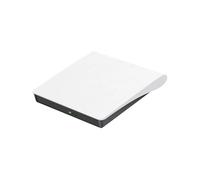 Lettore DVD portatile, Lettore DVD esterno USB 3.0 portatile CD compatibile Laptop Desktop alta risoluzione(White)