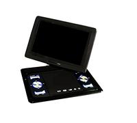 Lettore DVD portatile, Lettore DVD for auto da casa portatile da 13,9 pollici VCD CD Game TV Player Schermo girevole USB con telecomando Lettore multimediale