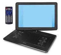 Lettore DVD portatile, Lettore DVD portatile da 17,9 pollici con lettore CD for a grande schermo HD inglese 15,6
