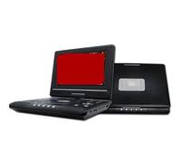 Lettore DVD portatile, Lettore DVD portatile da 9,8 pollici for auto casa VCD TV CD USB Telecomando con schermo girevole a 270°