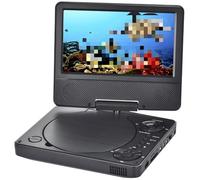 Lettore DVD portatile, Mini auto portatile da 9,5 pollici Bluetooth HD 1080P Macchina video mobile DVD TF Card Lettore USB MP3 MP4 E-book Musica Film alta risoluzione