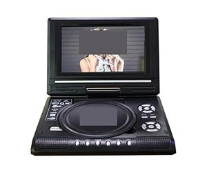 Lettore DVD portatile Telecomando Game Pad Supporto USB/SD Card Formati di dischi multipli for dormitorio domestico per auto e bambini