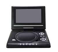 Lettore DVD portatile, TV HD portatile da 7,8 pollici Lettore DVD automatico VCD CD MP3 USB Portatile Cavo di gioco Schermo LCD 16:9 alta risoluzione