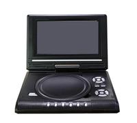 Lettore DVD portatile, TV HD portatile da 7,8 pollici Lettore DVD automatico VCD CD MP3 USB SD Cartella Cavo di gioco 16:9 alta risoluzione