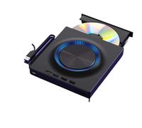 Lettore DVD portatile, Unità CD/DVD esterna USB 3.0, unità +/- RW portatile di tipo C/hub lettore DVD con scheda SD