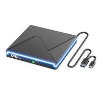 Lettore DVD RGB for laptop, lettore CD/DVD esterno, masterizzatore portatile, unità ROM USB C for Mac Windows 11/10/7/8